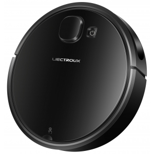 Liectroux ZM-013B Ekonomiczny robot odkurzający z stacją ładującą do automatycznego ładowania, pilotem zdalnego sterowania, podwójnymi szczotkami bocznymi oraz zbiornikiem na wodę do mokrego i suchego mopowania.