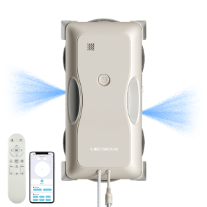 Robot do mycia okien Liectroux G8, szybkie prostoliniowe wycieranie, dwukierunkowe rozpylanie wody, ultracienki czyściciel okien, elektryczny zmywacz szyb, mop suchy & mokry, bioniczna wycieraczka do 4 krawędzi & 4 narożników, bez pominiętych miejsc Robot do mycia okien Liectroux G8, szybkie prostoliniowe wycieranie, dwukierunkowe rozpylanie wody, ultracienki czyściciel okien, elektryczny zmywacz szyb, mop suchy & mokry, bioniczna wycieraczka do 4 krawędzi & 4 narożników, bez pominiętych miejsc