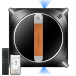 Robot do mycia okien Liectroux YW910, podwójny natrysk wody, czujnik laserowy, zabezpieczenie przed upadkiem, inteligentne mokre mycie szyb, odkurzacz robot do okien, podłóg i ścian w domu, bezszczotkowy silnik, koła zapobiegające zablokowaniu, praca bez ramki, AI mapa trasy, sterowanie przez aplikację i pilot